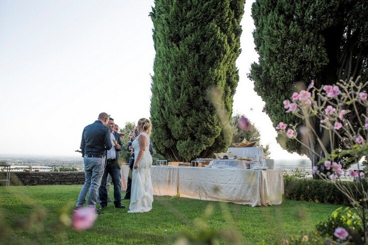 Giardini Castello degli Angeli aperitivo