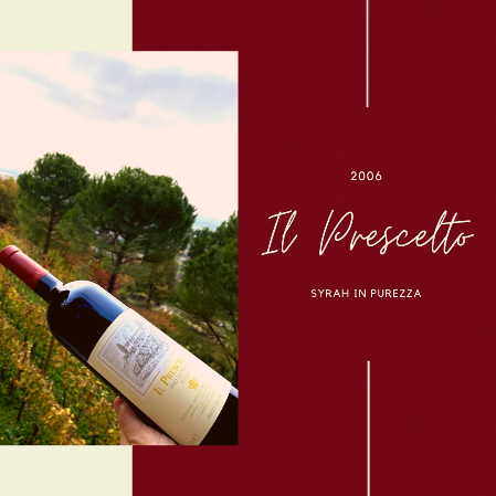 Il Prescelto 2006 Syrah Delivery Wine Castello degli Angeli